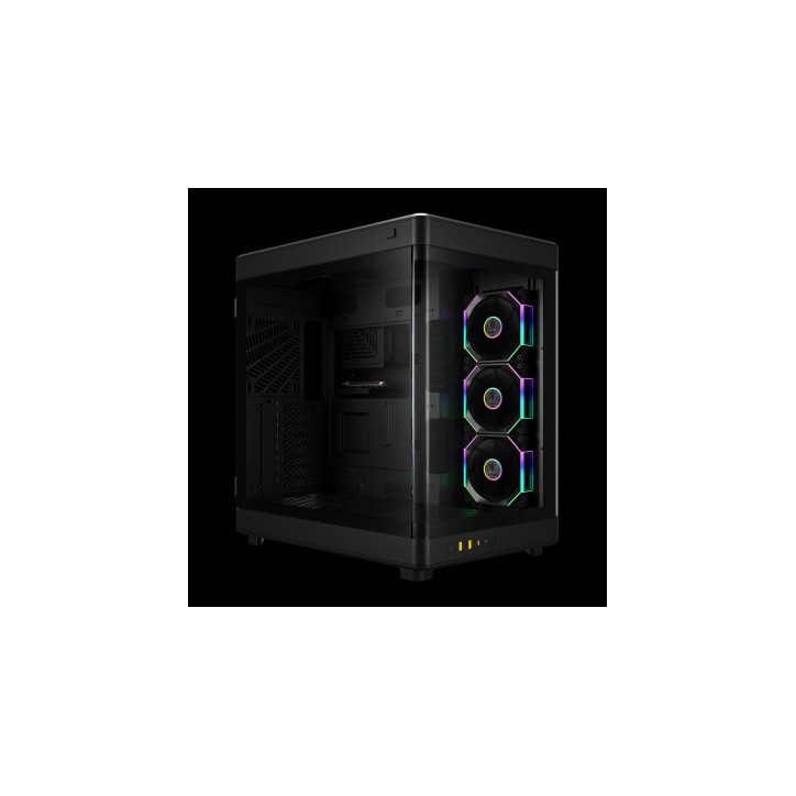 GAMDIAS CASE FULL TOWER NESO P1 PRO B 2*TG 3xAEOLUS P2 DISPLAY (ORIZ&VERT)