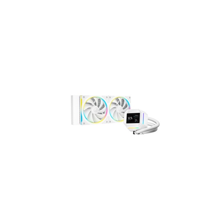 DEEPCOOL RAFF. LIQUIDO LM240 WHITE IPS 240mm AIO 2.4'' 320X420 LCD