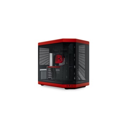 HYTE CASE MID TOWER DC Y70 BLK/RD 4xSLOTS GPU 3*TG CS-HYTE-Y70-BR