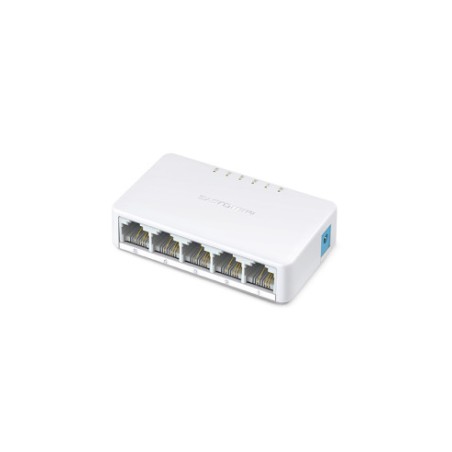 MERCUSYS SWITCH MS105 MINI 5 PORTE 10/100 PLASTICA