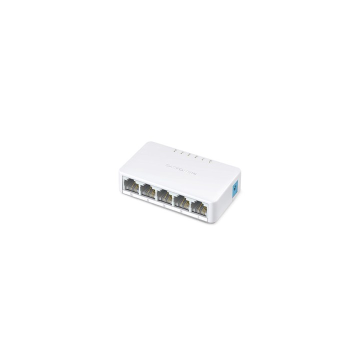 MERCUSYS SWITCH MS105 MINI 5 PORTE 10/100 PLASTICA
