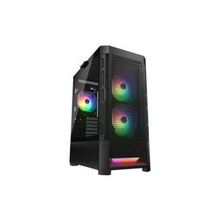 COUGAR CASE MID TOWER AIRFACE RGB BLK 2*140+120mm FAN + CTRL