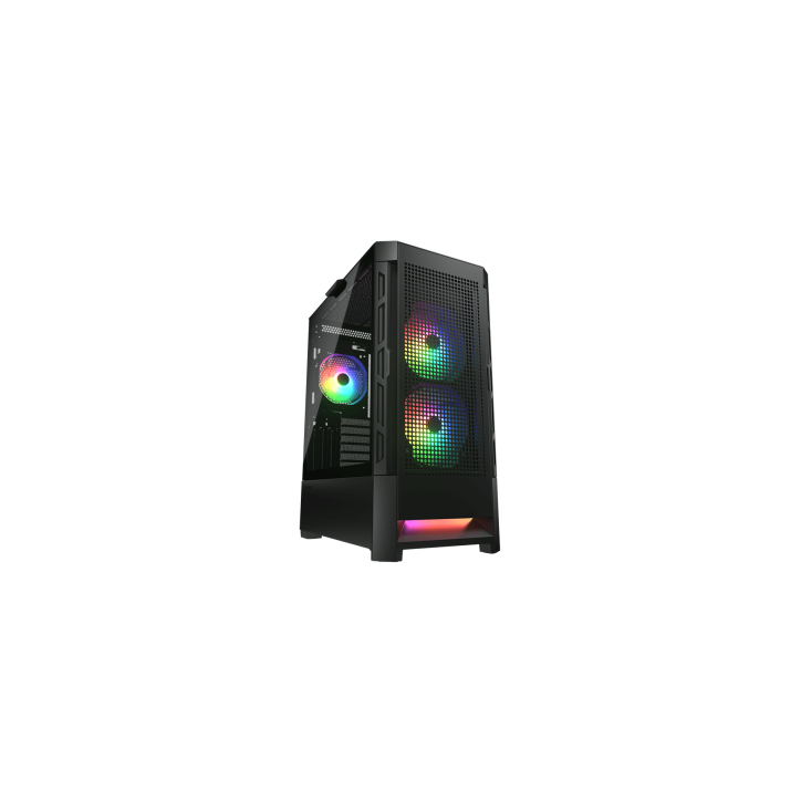 COUGAR CASE MID TOWER AIRFACE RGB BLK 2*140+120mm FAN + CTRL