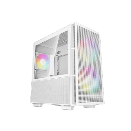 DEEPCOOL CASE MICRO ATX CH360 WHITE 2*140+1*120mm ARGB FAN