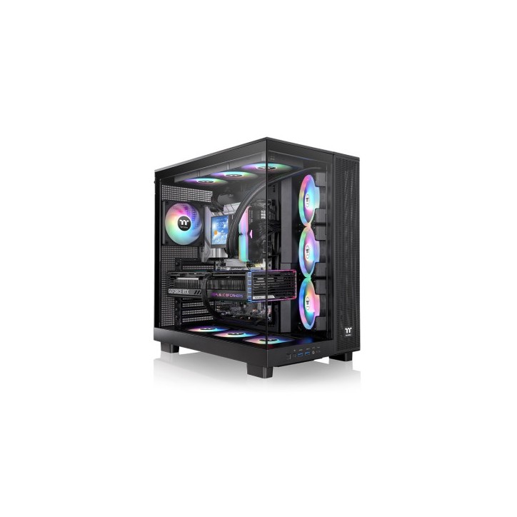 THERMALTAKE CASE M.TOWER VIEW 380 XL 2*TG ARGB 4*120MM FAN