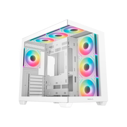 DEEPCOOL CASE MID TOWER CG530 7F BIANCO 7 FAN 120mm 2TG