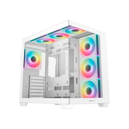 DEEPCOOL CASE MID TOWER CG530 7F BIANCO 7 FAN 120mm 2TG