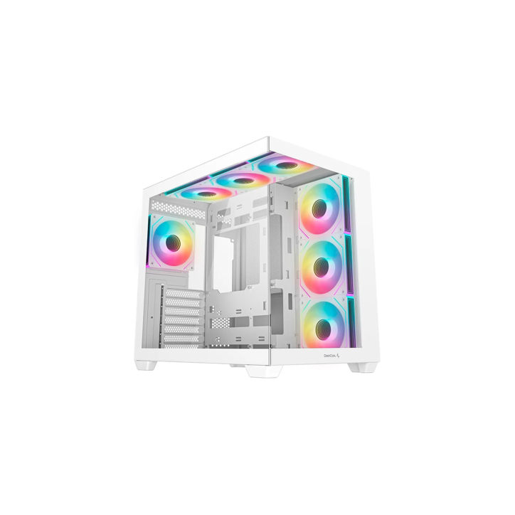 DEEPCOOL CASE MID TOWER CG530 7F BIANCO 7 FAN 120mm 2TG