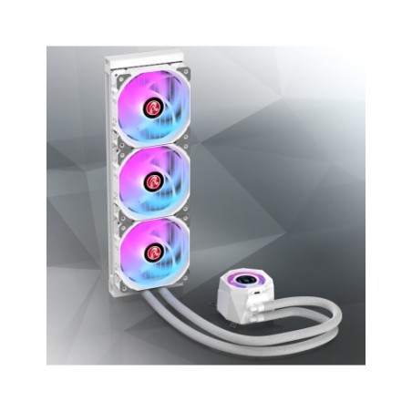 RAIJINTEK DISSIP LIQUIDO CYCLOPS 360 WHITE ARGB PWN LCD TFT 1.4 0R10B00229
