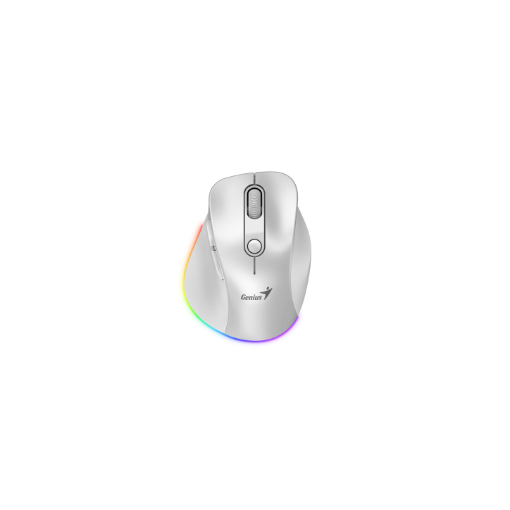 GENIUS MOUSE WIR. ERGO 9000S PRO MINI RGB BT DUO WIRELESS (BT +2.4Ghz) PEAR
