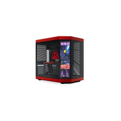 HYTE CASE MID TOWER Y70 TOUCH INFINITE BLACK CHERRY BLK/RD 4xSLOTS GPU 2*