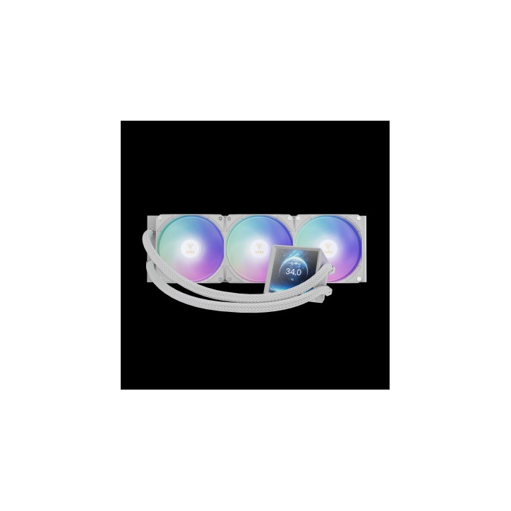 GAMDIAS RAFF.LIQUIDO AURA GL360 LCD BIANCO IPS LCD 4'' LGA ...1851 & ...AM5