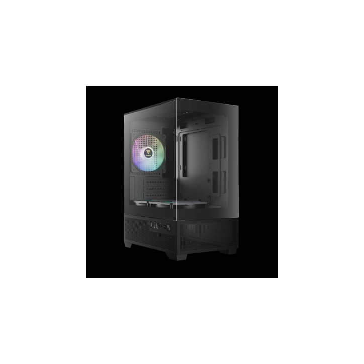 GAMDIAS CASE MICRO TOWER AURA GC9M ELITE ARGB 3x120ARGB PANORAMICO TYPE C