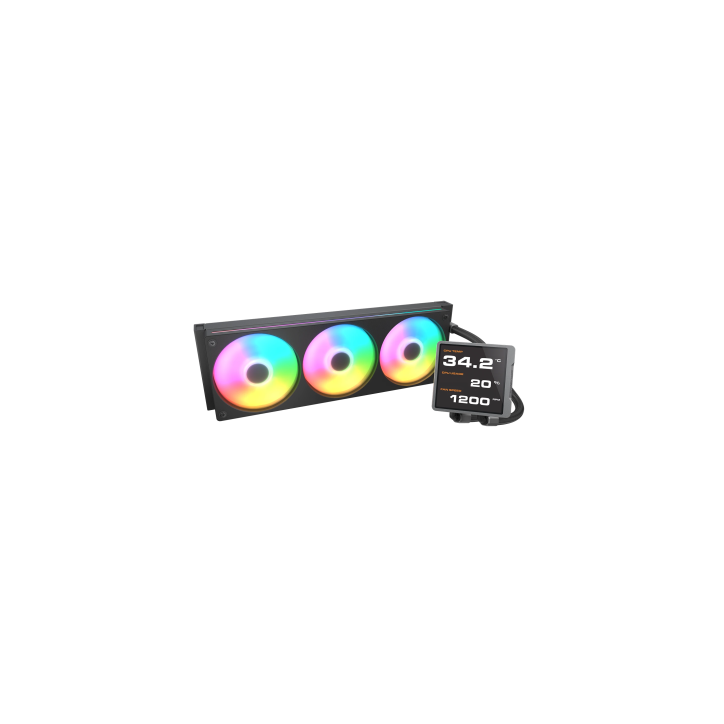 COUGAR RAFF. LIQUIDO POSEIDON VISTEK PRO ARGB 360 IPS TFT 3.9''