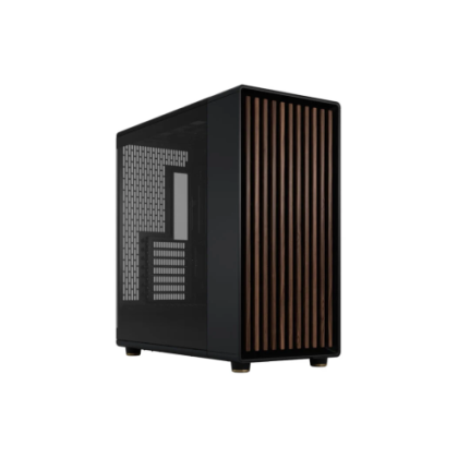 FRACTAL CASE MID TOWER NORTH XL RC CHARCOAL BLACK TG DARK MB connettore inv