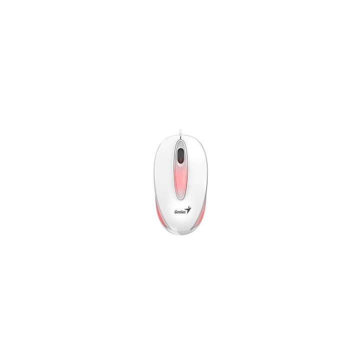 GENIUS MOUSE USB DX-MINI FLASHING LED WHITE