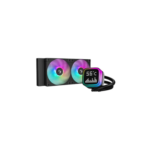 DEEPCOOL RAFF. LIQUIDO LP240 ARGB POMPA SCHERMO A MATRICE