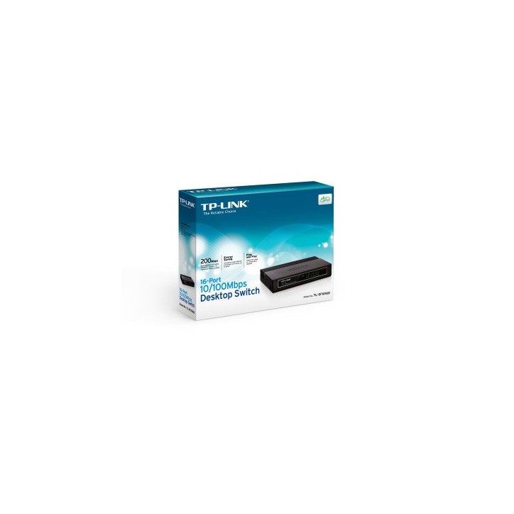 TP-LINK 16 PORTE 10/100 DESKTOP SWITCH
