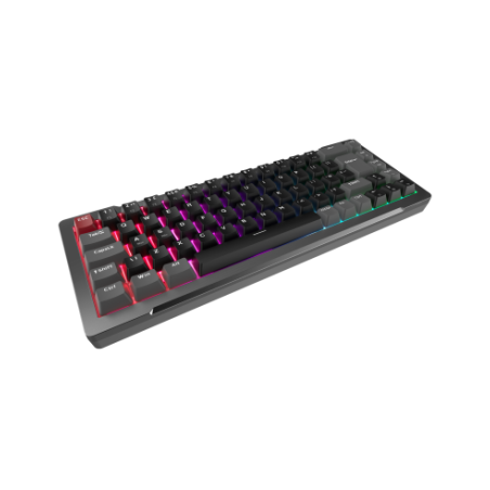 RAIJINTEK TASTIERA GAMING MGA-68 BLACK ALLUMINIO ARGB MAGNETIC SWITCH