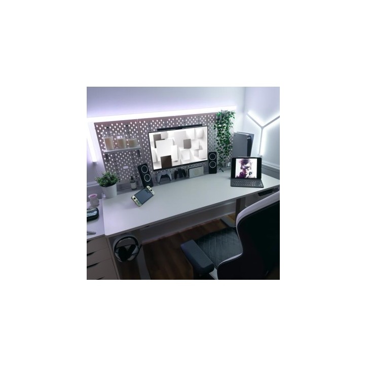 DEZCTOP DESK PANNELLI KIT 4 PEZZI PER SCRIVANIA 160 OAK AC-BFTDB4X-SW1 SNOW