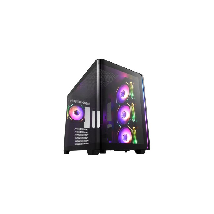 FSP FORTRON CASE M.TOWER M580-BA TG CURVE 4xARGB COOL 2xUSB3.0 TYPE C POC00