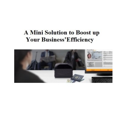 SCANNER PLUSTEK SECURE SCAN X-MINI PASSAPORT CMOS White LED / IR LED 5Megap