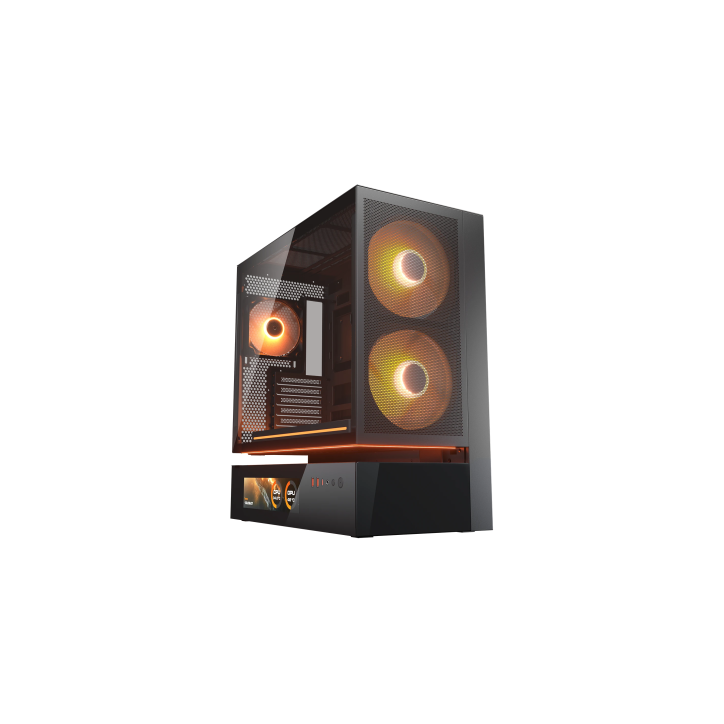 COUGAR CASE MID TOWER CFV 235 MESH NERO 2x160+x360+x120RGB+LED STRIP+LCD+HU
