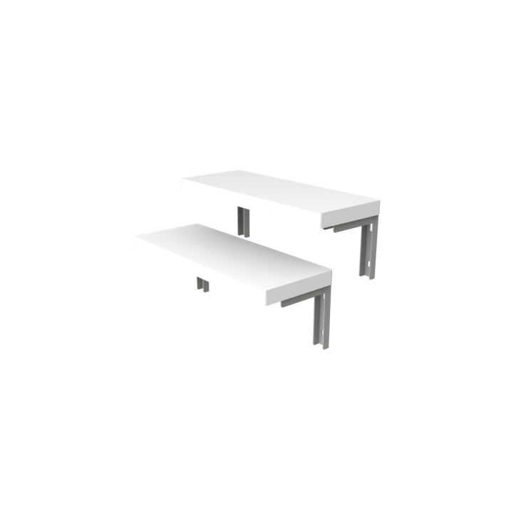 DEZCTOP ACC. 2 MENSOLE DA-DBSVM2-WH1 BIANCO