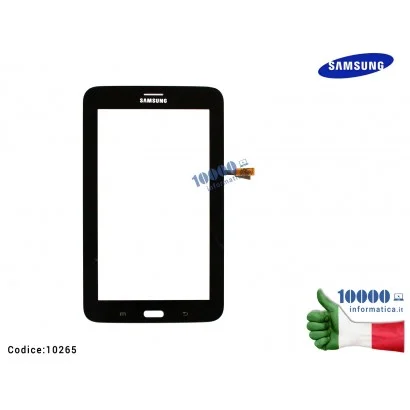 10265 Vetro Touch screen SAMSUNG Galaxy Tab 3 Lite SM-T111 7'' 3G (NERO)