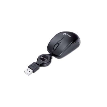 GENIUS MOUSE USB MICRO TRAVELER V2 FILO RETRATTILE BLACK