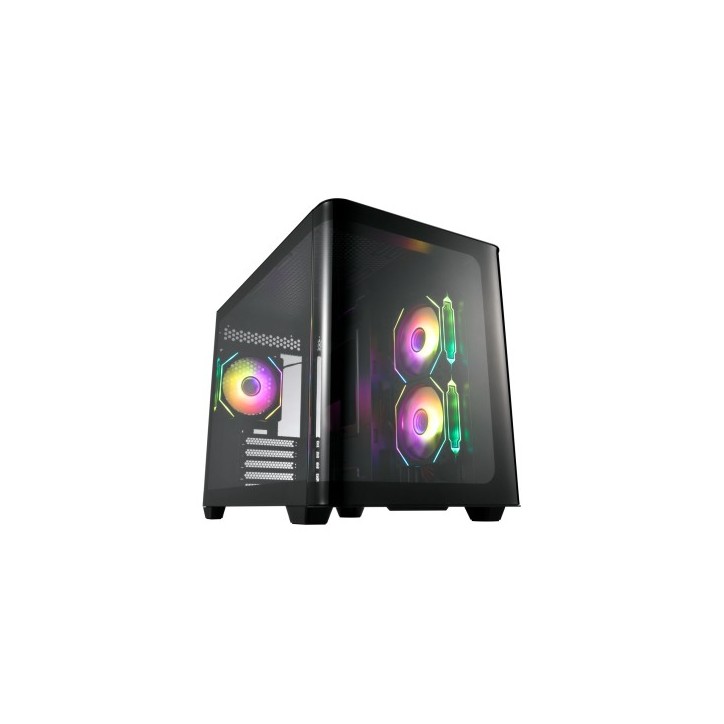 FSP FORTRON CASE M.TOWER S380 BA PANELLO LATERALE CURVO 3xARGB FANS