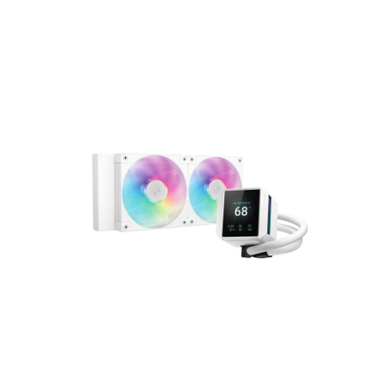 DEEPCOOL RAFF. LIQUIDO MYSTIQUE 240 ARGB WH TFT 2.8'' R-LX240-WHDSNMCP-G-1