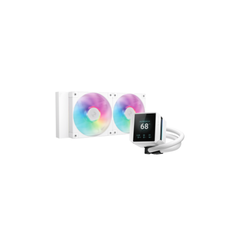 DEEPCOOL RAFF. LIQUIDO MYSTIQUE 240 ARGB WH TFT 2.8'' R-LX240-WHDSNMCP-G-1