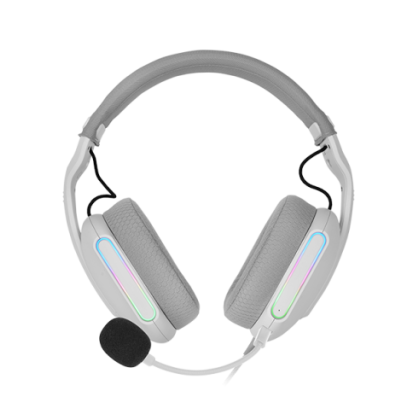 MARSGAMING GAMING CUFFIA+MIC MHPRO WHITE RGB PC MAC CONSOLES SAMRTHPONE TAB