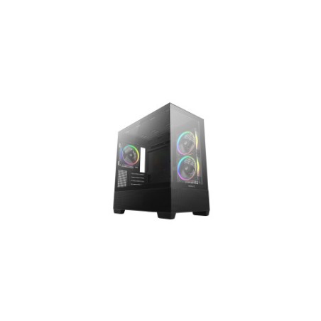 DEEPCOOL CASE MATX CG380 3F NERO PANORAMIC 3ARGB 2TG 360mm AIO