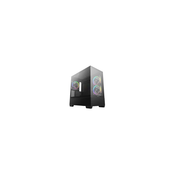 DEEPCOOL CASE MATX CG380 3F NERO PANORAMIC 3ARGB 2TG 360mm AIO