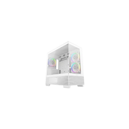 DEEPCOOL CASE MATX CG380 3F BIANCO PANORAMIC 3ARGB 2TG 360mm AIO