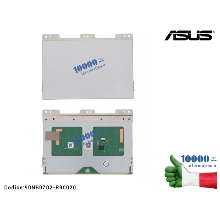 Touchpad Trackpad Mouse [SILVER] ASUS VivoBook 16X 1605Z F1605ZA X1605Z X1605ZA X1605P X1605PA 90NB0Z02-R90020