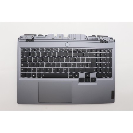 Tastiera Italiana Upper Palmrest LENOVO LOQ 15IRX9 (83DV) [Retroilluminazione RGB] (Grigio) 5CB1P43425 FRU5CB1P43425 Completa di Top Case Superiore