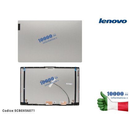 Cover LCD Scocca Superiore LENOVO ideapad 5-15IIL05 Grigia - 5CB0X56071 Cover Scocca Lenovo Ideapad 5 15IIL05 15ARE05 15ITL05 LCD Display Cover LCD LENOVO IdeaPad 5-15IIL05 (81YK) 5-15ITL05 (82FG) 5-15ARE05 (81YQ) 5-15ALC05 [Grigio Platino] 5CB0X56071 FRU5CB0X56071