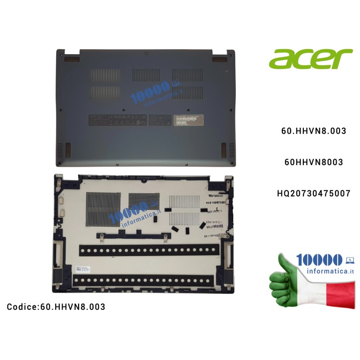 Bottom Case Scocca Inferiore ACER Swift SF514-54 [BLUE] SF514-54G SF514-54GT 60.HHVN8.003 60HHVN8003 HQ20730475007