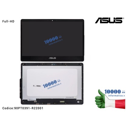 Display LCD con Vetro Touch Screen ASUS AiO ExpertCenter E1600WKAT [FHD] 90PT0391-R22001