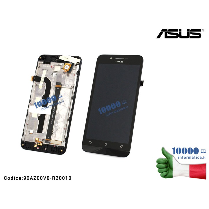 Display LCD con Vetro Touch Screen ASUS ZenFone Go ZC500TG (Z00VD) [NERO] (CON FRAME)