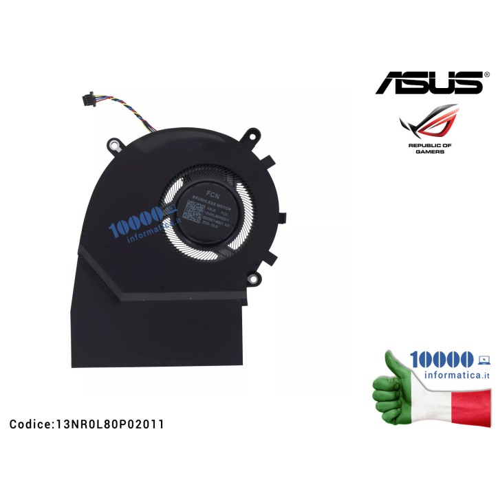 Ventola Fan 12V GPU/VGA ASUS ROG Strix G18 G815JMR G815J G815L G815LM G815 G835 [DC 12V] 13NR0L80P02011 6033B0148501