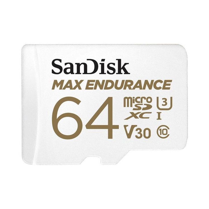 SDSQQVR-064G-GN6IA Sandisk Max Endurance 64 GB UHS-I Class 10 MicroSDXC Memory Card