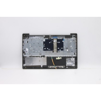 Lenovo 5CB0X56158 Palmrest Top Case con tastiera, Italiano, Grigio grafite, Retroilluminazione, Impronta digitale