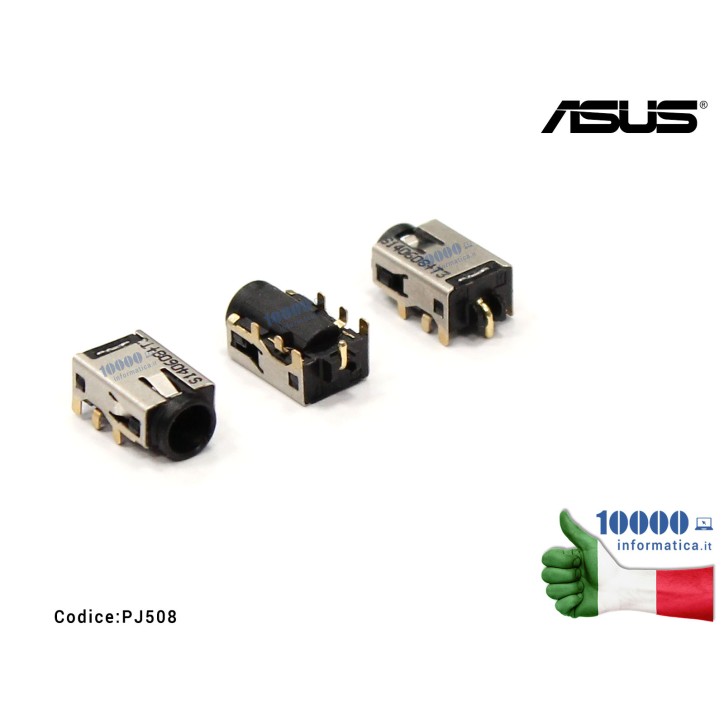 Connettore DC Power Jack PJ508 ASUS ZenBook UX32A UX21 UX32 Q200E X202E S200E S400CA F200MA F200A 12014-00100900