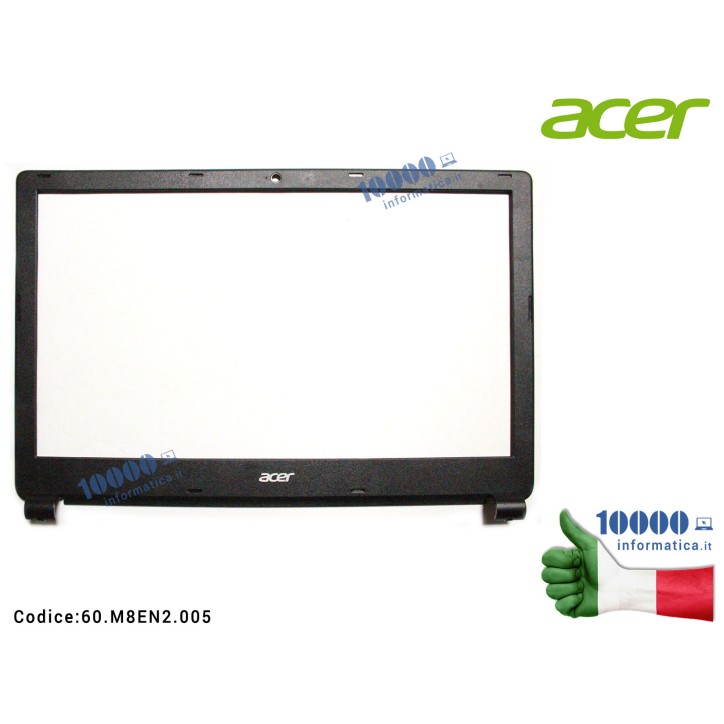 Cornice Display Bezel LCD ACER Aspire E1-572 E1-570 E1-532 [NERA] 60.M8EN2.005 60M8EN2005 AP0VR000600HA