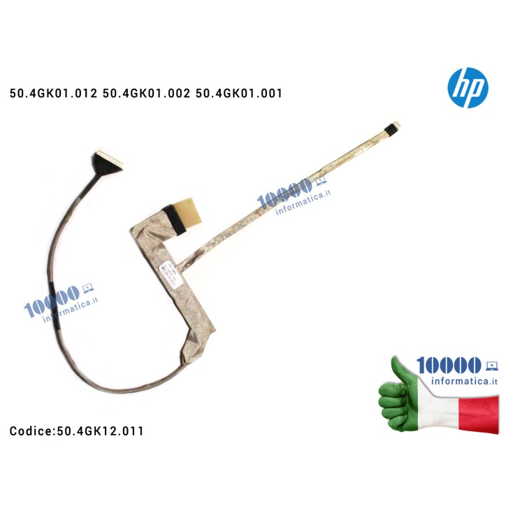 Cavo Flat LCD HP ProBook 4520S 4525s 15,6'' LCD+CCD 50.4GK01.012 50.4GK01.002 50.4GK01.001 50.4GK12.011