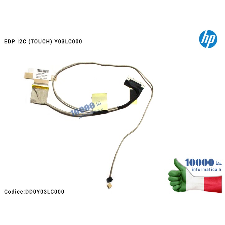 Cavo Flat LCD HP DD0Y03LC000 14-P 14-P000 (TOUCH) EDP I2C Y03LC000